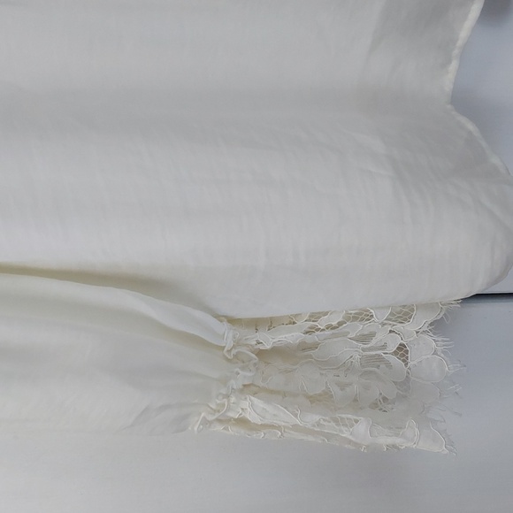 Chico's Womens Cream Camisole open lace Cardigan Set Neutral DAINTY Sz.1P - Picture 8 of 11